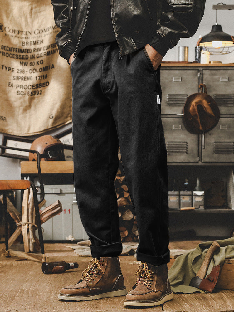 All-match Fried Loose Straight Casual Trousers