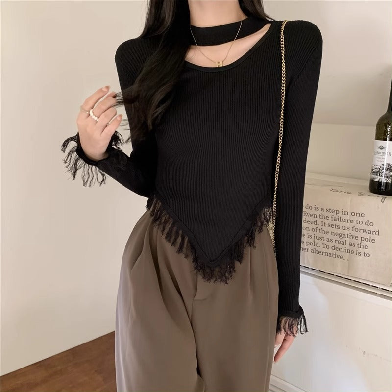 Women's Halter Bottoming Shirt Autumn And Winter