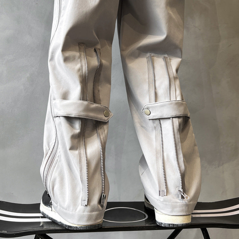 Autumn And Winter Loose High Street Straight Casual Pants