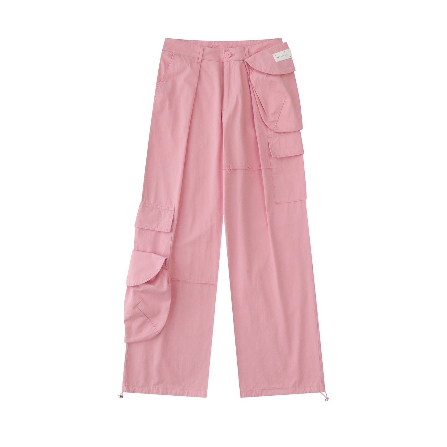 Autumn American Wide Leg Mop Pants Men's Loose Hot Girl Overalls