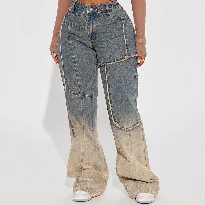 American Retro Street Fashion Jeans